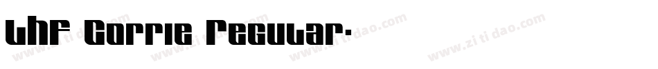 LHF Corrie Regular字体转换